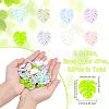 32Pcs 8 Colors Food Grade Eco-Friendly Silicone Focal Beads FIND-CA0006-70-2