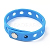 Unisex Silicone Cord Bracelets BJEW-M204-01F-2