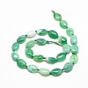Natural Agate Oval Bead Strands G-E254-86B-2