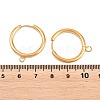 316 Stainless Steel Huggie Hoop Earring Findings EJEW-B158-01F-G-3