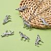 Tibetan Style Alloy Howling Wolf Pendants LS-LF1753Y-NF-4
