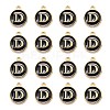 Golden Plated Alloy Charms LS-ENAM-S118-02D-2