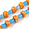 Handmade Lampwork Beads Strands X-LAMP-N024-09G-2