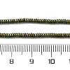 Electroplated Non-magnetic Hematite Beads Strands G-P571-A01-01B-4