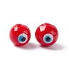 Handmade Evil Eye Lampwork Beads LAMP-F025-03-3