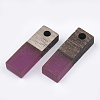 Resin & Walnut Wood Pendants RESI-S358-19H-2