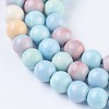 Natural Gemstone Imitation Rainbow Alashan Agate Strands G-O183-05C-1-3