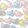 130Pcs 5 Colors Transparent Acrylic Beads X1-TACR-LS0001-04-4