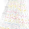 Gradient 3D Butterfly Polyester Gauze Fabric AJEW-WH20006-148D-1