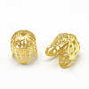 Plated Iron Bell Filigree Bead Caps X-IFIN-S696-67G-1
