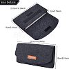 Nylon & Felt Storage Pouch Bag Protective Case ABAG-WH0042-04-2