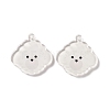 Transparent Acrylic Pendants X-TACR-G038-03B-1