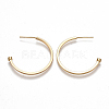 Brass Stud Earrings KK-T038-487G-2