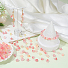 400Pcs 2 Colors Opaque Acrylic Beads OACR-PA0001-67-4