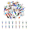 50Pcs Handmade Millefiori Glass Pendants FIND-DC0002-64-1