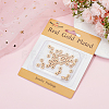 Beebeecraft 50Pcs Brass Beads KK-BBC0012-09A-6