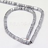 Electroplate Non-magnetic Synthetic Hematite Beads Strands G-J165-4mm-08-2