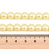 Eco-Friendly Dyed Glass Pearl Round Beads Strands HY-A008-8mm-RB012-5