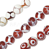 Natural Agate Beads Strands G-G044-10mm-M-1