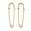 304 Stainless Steel Safety Pins Brooch Findings STAS-K252-11E-G-1