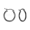 304 Stainless Steel Hoop Earrings X-EJEW-F105-11B-1