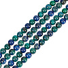 2 Strands Natural Chrysocolla and Lapis Lazuli Beads Strands G-GO0001-38A-1