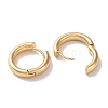 Ring Brass Huggie Hoop Earrings for Women EJEW-B056-10G-2