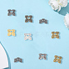 600Pcs 6 Colors Tibetan Style Alloy Bead Caps TIBEB-PA0001-07-7