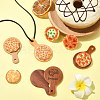 50Pcs 10 Style Resin Imitation Pizza FIND-CJ0004-34-6