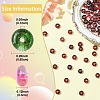 111Pcs Electroplate Transparent Colours Rainbow Glass Seed Beads SEED-YW0002-93A-3