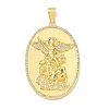 Religion Brass Micro Pave Clear Cubic Zirconia Big Pendants KK-A303-10F-G-1