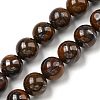 Natural Yellow Tiger Iron Beads Strands G-C079-A03-03-1