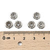 Iron Grade A Crystal Rhinestone Spacer Beads RB-A010-8MM-N-3