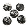 Natural Black Zebra Jasper Cabochons G-C115-02B-19-1