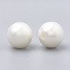 Spray Painted Style Acrylic Beads MACR-T010-10mm-3