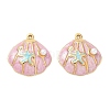 304 Stainless Steel Enamel Pendants STAS-Q119-27G-02-1
