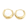 Ion Plating(IP) 304 Stainless Steel Huggie Hoop Earrings for Women EJEW-C096-07B-G-1