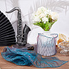 Polyester Organza Ruffled Pleated Lace Fabric Trim OCOR-WH0070-15A-6