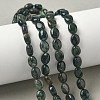 Natural Moss Agate Beads Strands G-Z006-A41-1