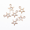 Ion Plating(IP) 304 Stainless Steel Charms STAS-H392-01RG-1