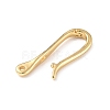 Rack Plating Brass Hook Clasps KK-E073-01G-2
