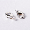 Brass Lobster Claw Clasps KK-903-S-NF-4