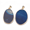 Natural Agate Pendants G-S299-100-2