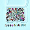 80Pcs 10 Colors Sew on Rhinestone RGLA-FS0001-18-6