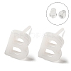 Hypoallergenic Bioceramics Zirconia Ceramic Stud Earrings EJEW-F340-04B-1