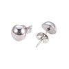 304 Stainless Steel Stud Earrings EJEW-I236-01-3