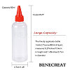 BENECREAT 3 Colors Plastic Empty Bottle for Liquid DIY-BC0009-19-2