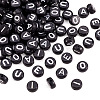  500Pcs 5 Style Opaque Acrylic Beads SACR-TA0001-16-3