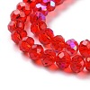 Electroplate Glass Beads Strands EGLA-A034-T10mm-L09-3