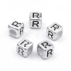 Plated Acrylic Beads X1-PB43C9308-R-1